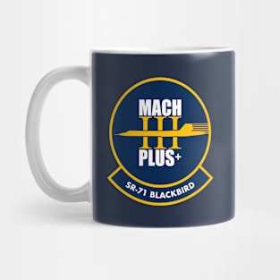 SR-71 Blackbird (Front & Back logo) Mug